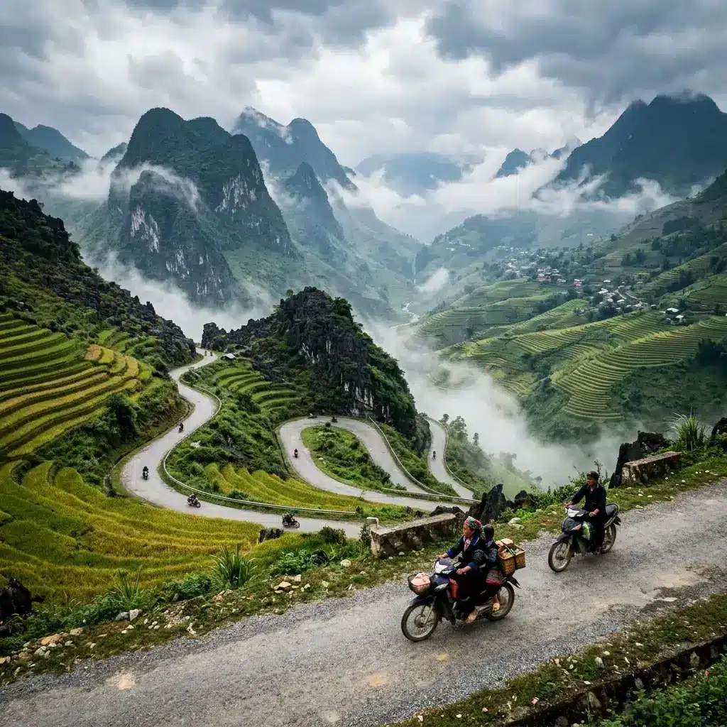 Ha Giang mountain pass