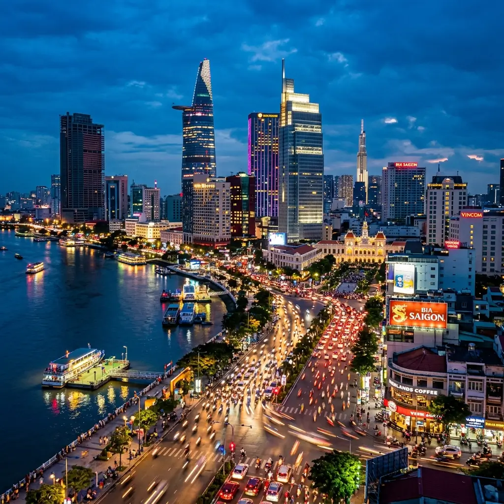 Ho Chi Minh City skyline