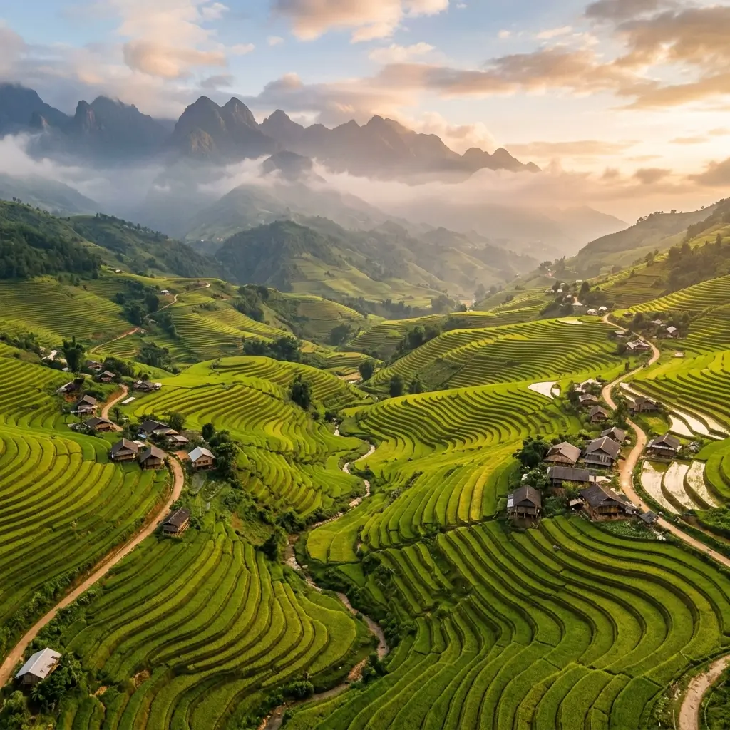 Sapa rice terraces